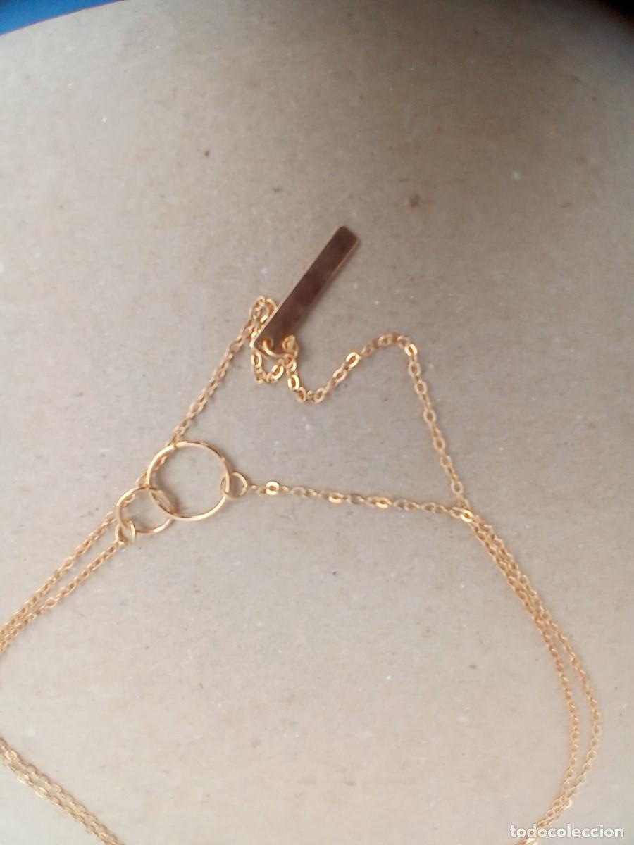 Artesan&iacute;a: BONITO COLLAR CADENA DORADO - Foto 2