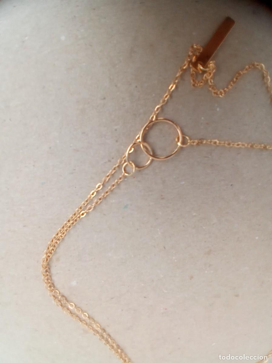 Artesan&iacute;a: BONITO COLLAR CADENA DORADO - Foto 3