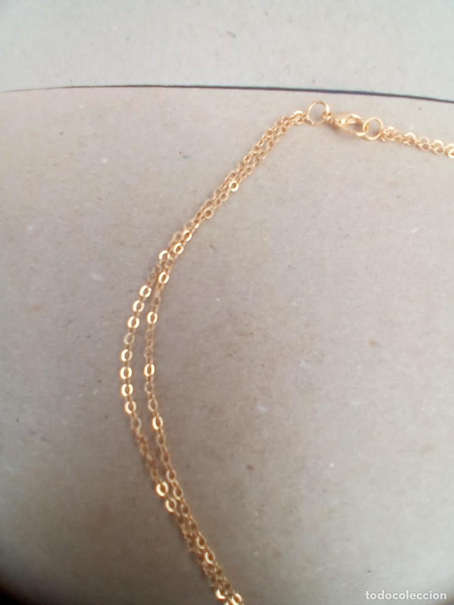 Artesan&iacute;a: BONITO COLLAR CADENA DORADO - Foto 4