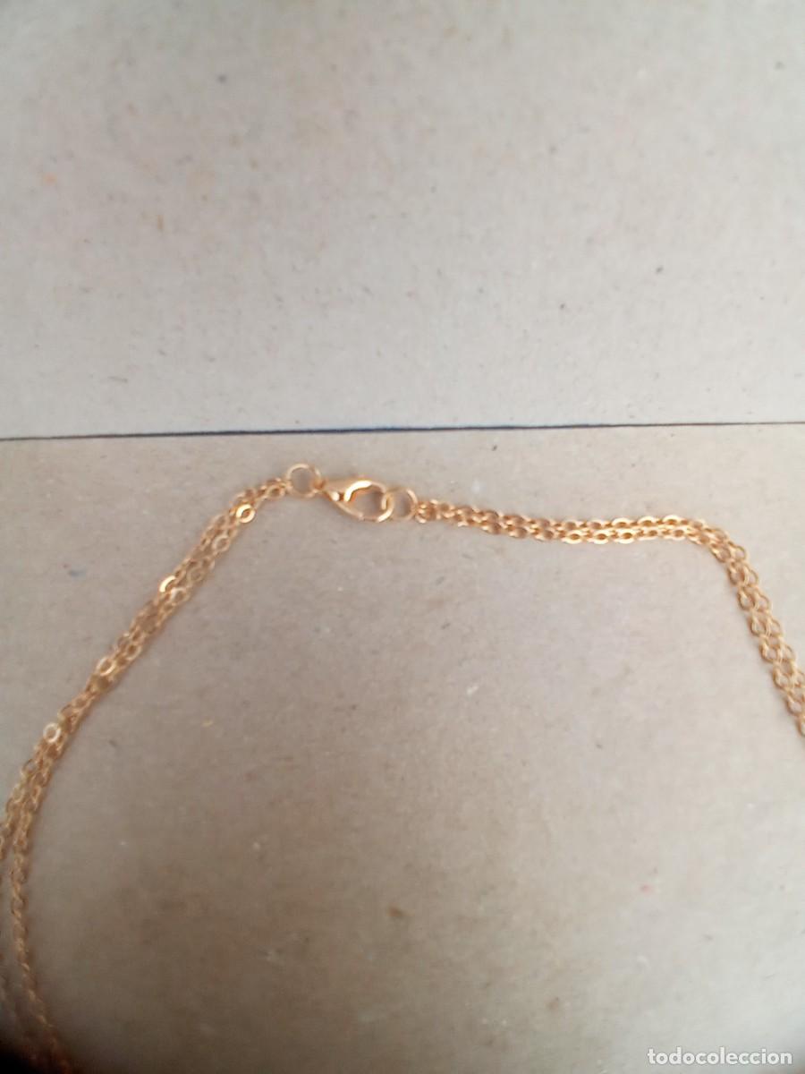 Artesan&iacute;a: BONITO COLLAR CADENA DORADO - Foto 5