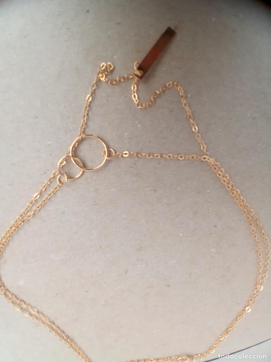 Artesan&iacute;a: BONITO COLLAR CADENA DORADO - Foto 7