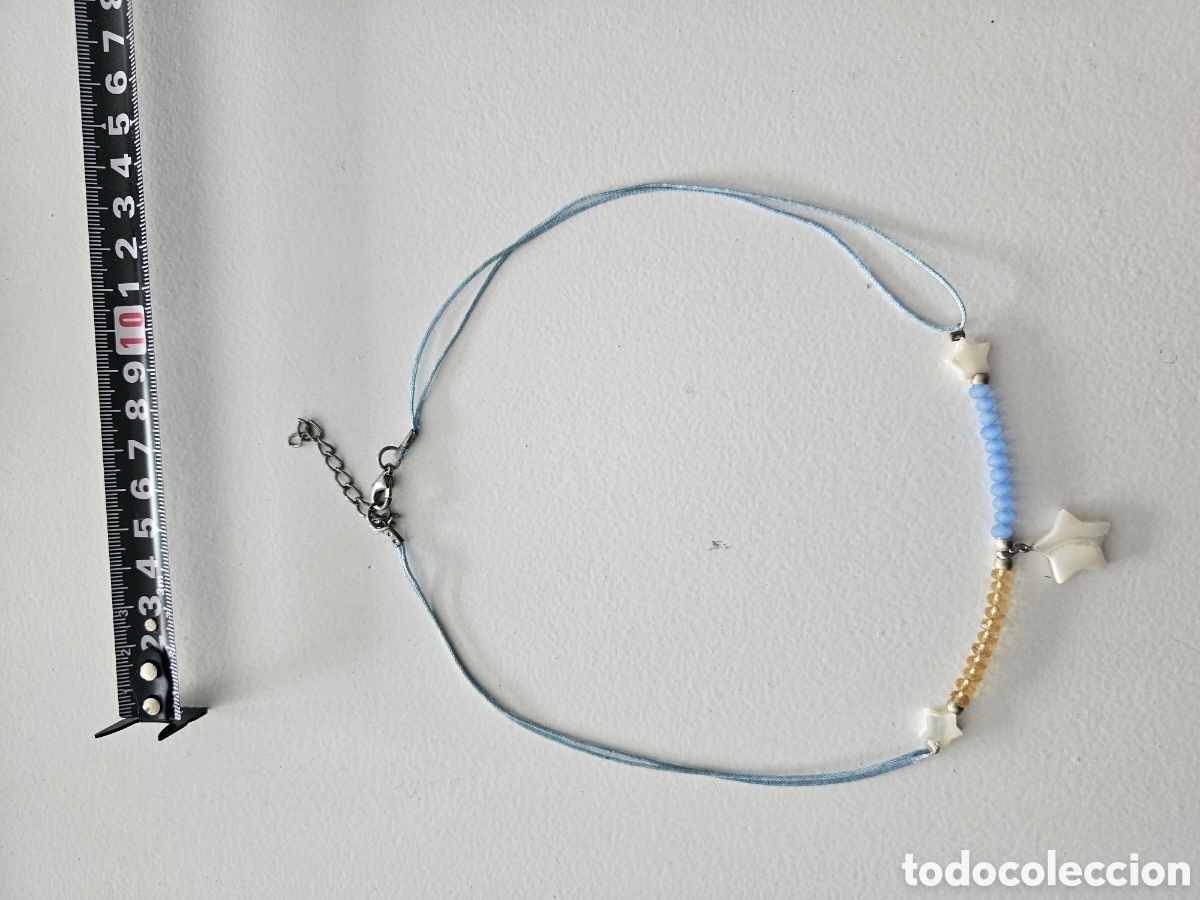 Artesan&iacute;a: Collar de bisuter&iacute;a con estrella. - Foto 2