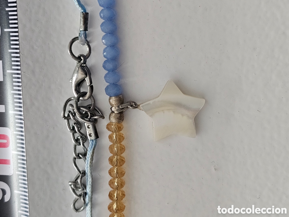 Artesan&iacute;a: Collar de bisuter&iacute;a con estrella. - Foto 4