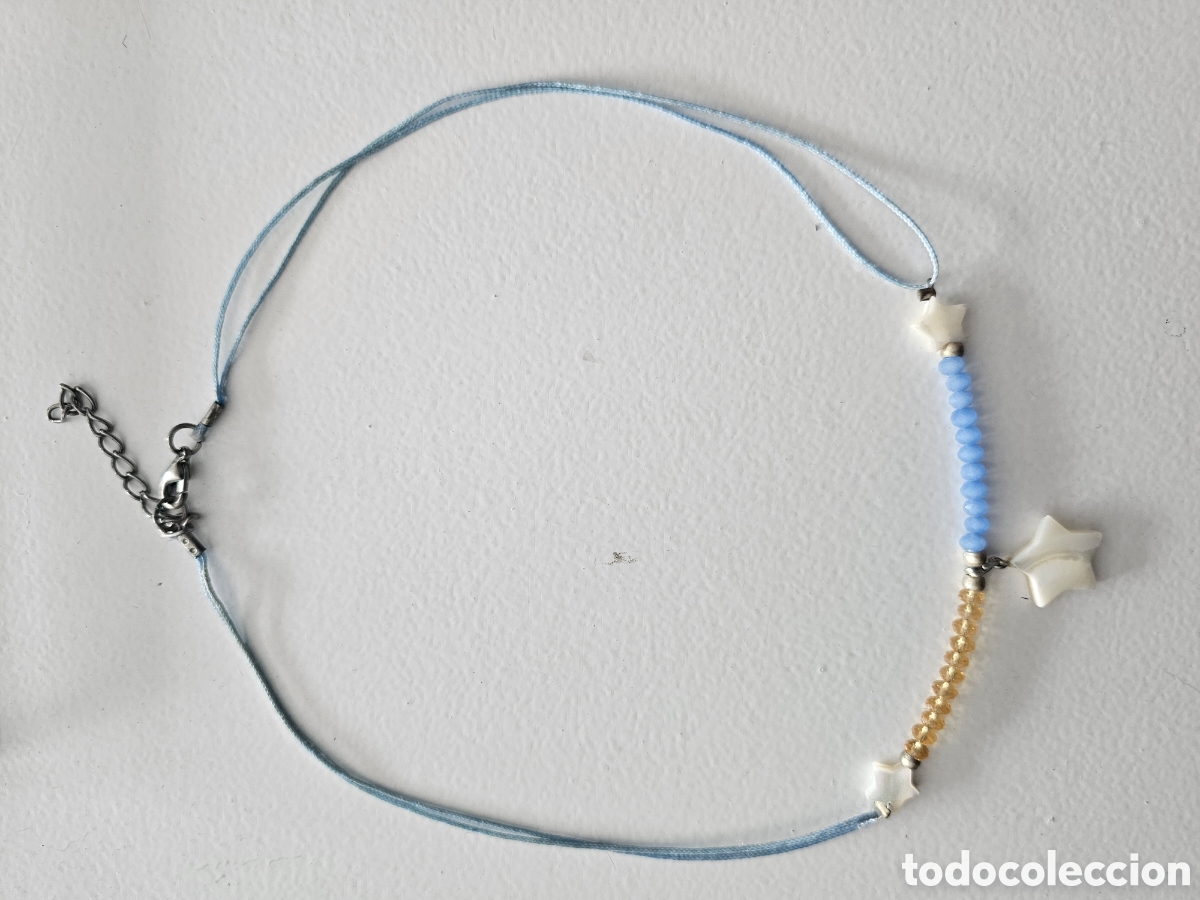 Artesan&iacute;a: Collar de bisuter&iacute;a con estrella.
