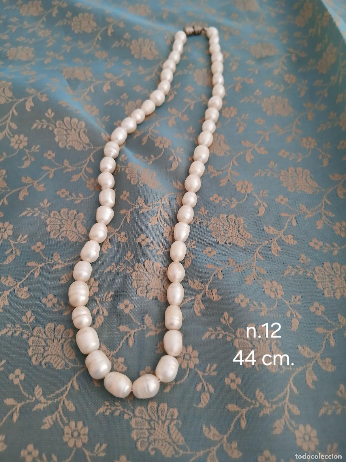 Artesan&iacute;a: Collar perlas cultivadas irregulares