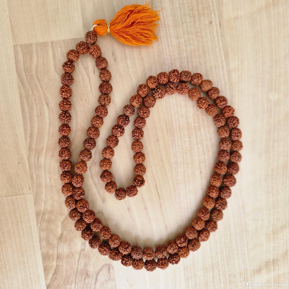 Artesan&iacute;a: Collar Japa Mala de Rudraksha procedente Varanasi (Benar&eacute;s) India