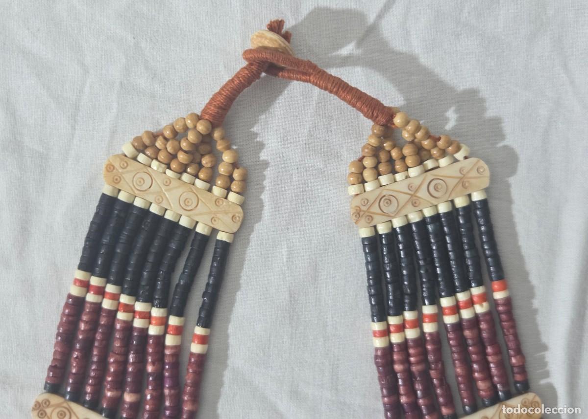 Artesan&iacute;a: Collar &eacute;tnico de hueso. - Foto 3