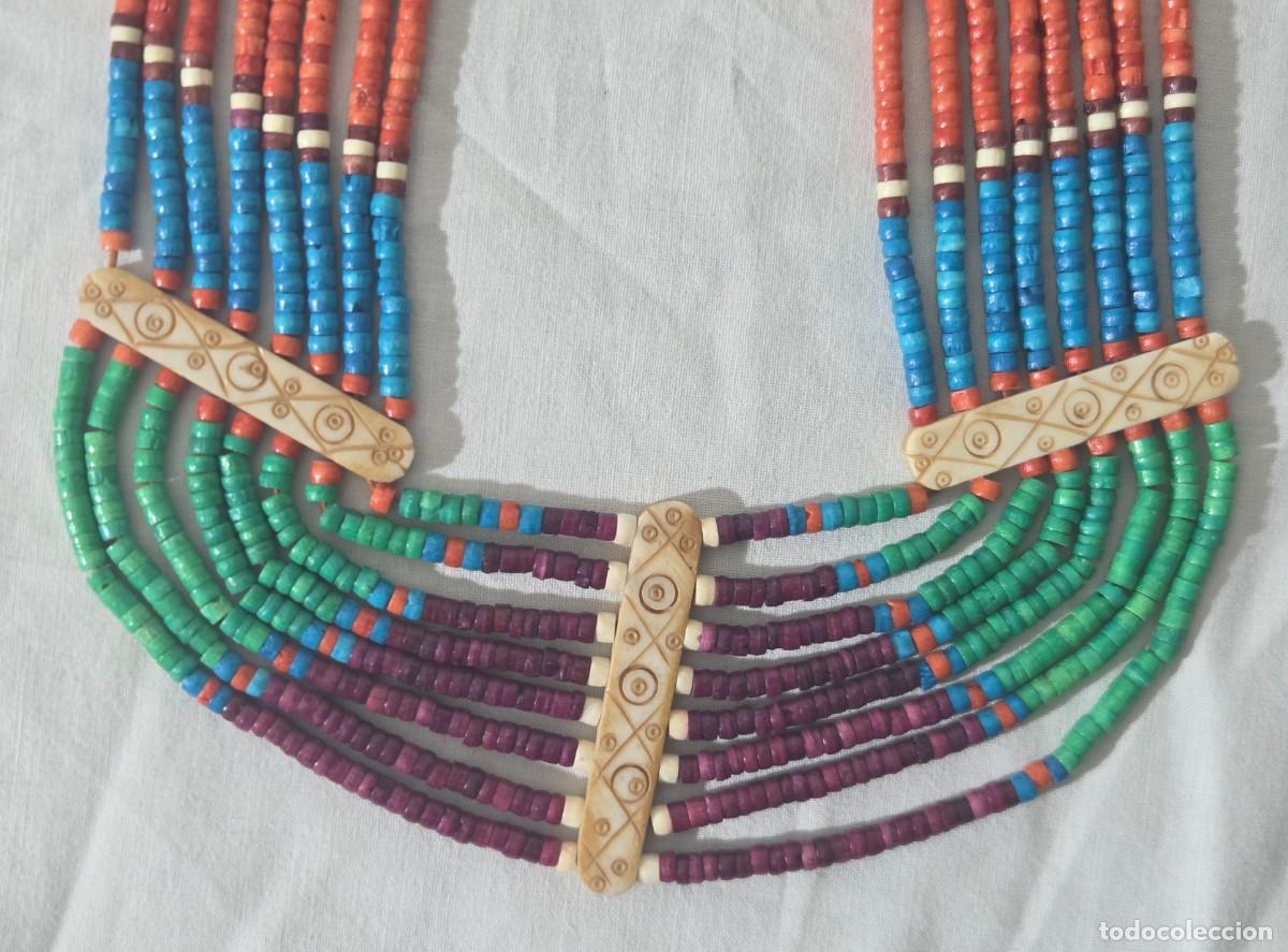 Artesan&iacute;a: Collar &eacute;tnico de hueso. - Foto 6