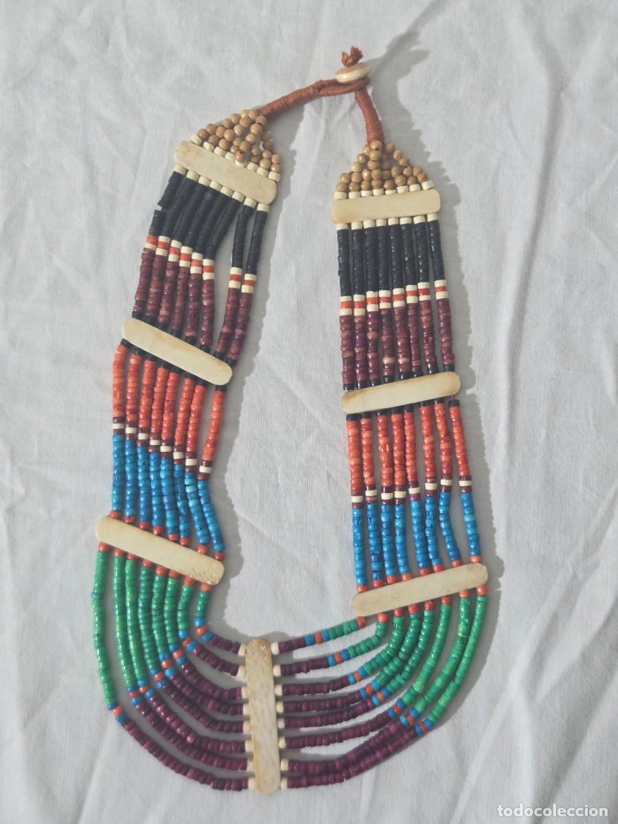 Artesan&iacute;a: Collar &eacute;tnico de hueso. - Foto 8