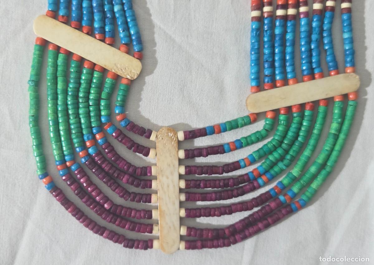 Artesan&iacute;a: Collar &eacute;tnico de hueso. - Foto 12