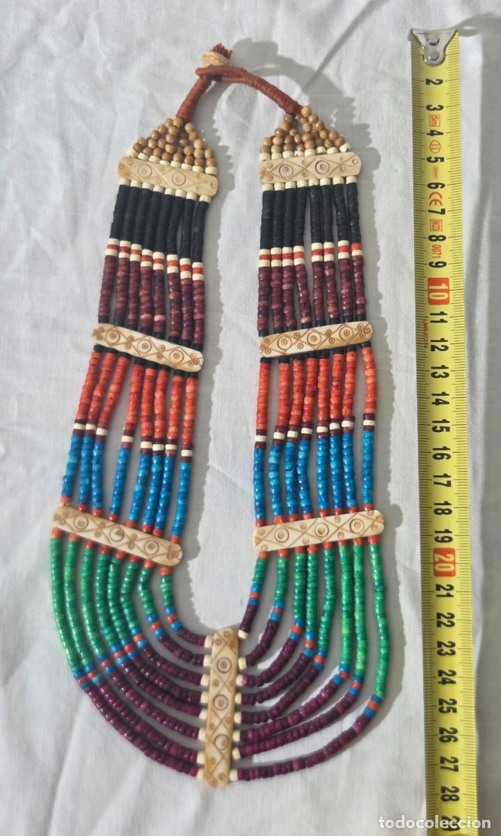 Artesan&iacute;a: Collar &eacute;tnico de hueso. - Foto 13