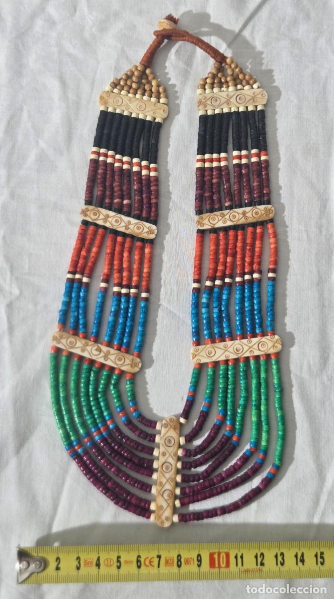Artesan&iacute;a: Collar &eacute;tnico de hueso. - Foto 14