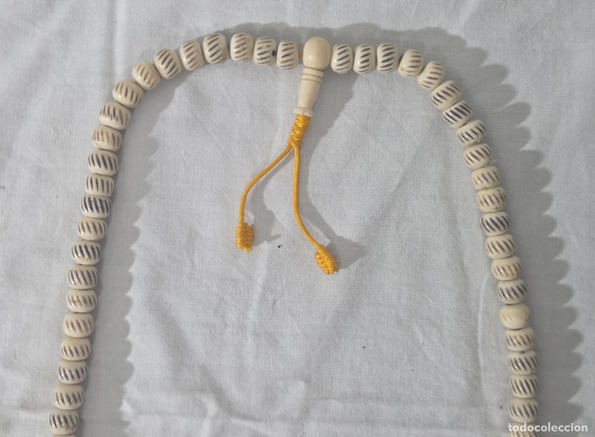 Artesan&iacute;a: Collar largo de hueso y turquesa - Foto 4