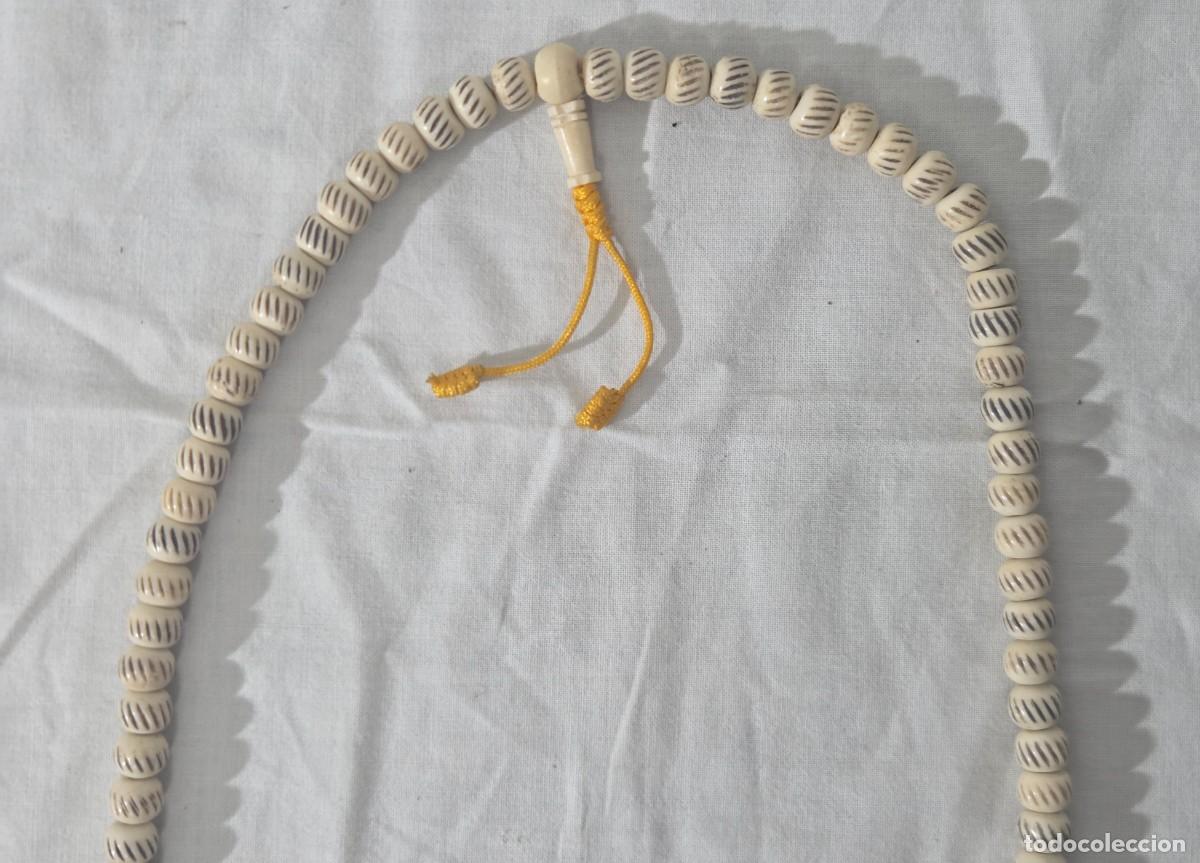 Artesan&iacute;a: Collar largo de hueso y turquesa - Foto 9