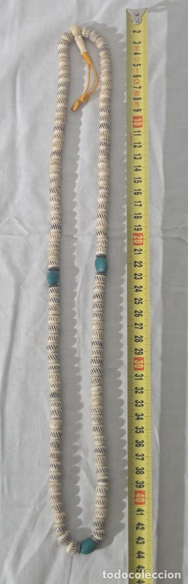 Artesan&iacute;a: Collar largo de hueso y turquesa - Foto 13