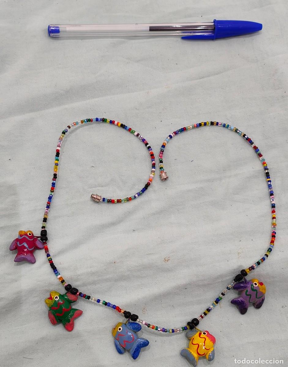 Artesan&iacute;a: collar de Peces Bisuteria , Guatemala , Centro America , sin uso , a estrenar.