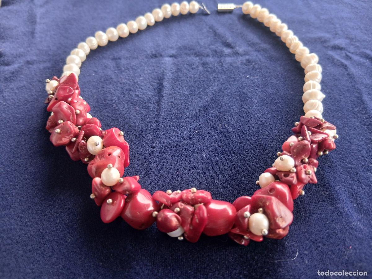Artesan&iacute;a: Collar perlas y coral