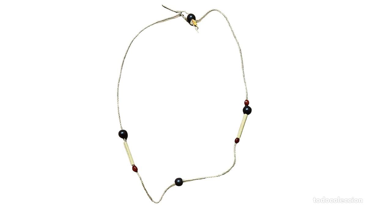 Artesan&iacute;a: COLLAR &Eacute;TNICO VINTAGE - SEMILLAS PUK&Aacute; Y TENTO HEMBRA Y BAMB&Uacute; - ARTESAN&Iacute;A INDIGENA - BRASIL