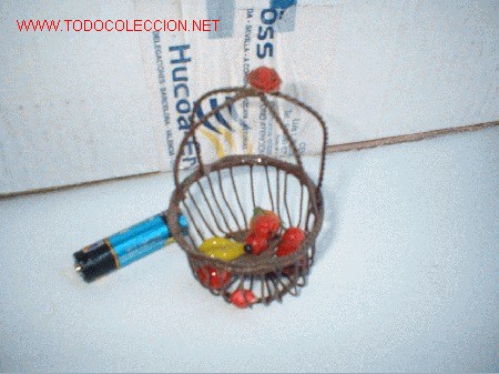 Artesan&iacute;a: cesta de alambre - Foto 1