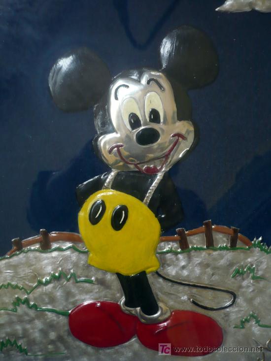 Artesan&iacute;a: CUADRO DE T&Eacute;CNICA MIXTA -MICKEY MOUSE &iexcl;OFERTA! - Foto 2
