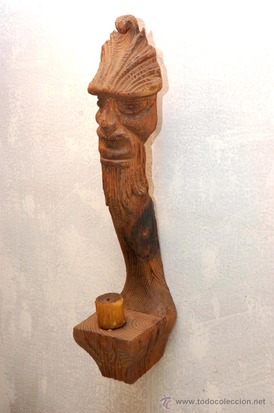 Artesan&iacute;a: TALLA EN MADERA GARGOLA - Foto 1