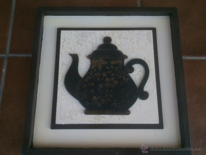 Artesan&iacute;a: CUADRO DECORADO EN MADERA MARQUETERIA - Foto 1