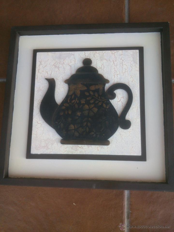 Artesan&iacute;a: CUADRO DECORADO EN MADERA MARQUETERIA - Foto 2