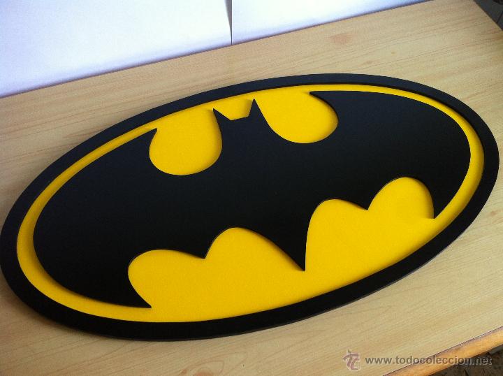 logo de batman xl en madera personalizado - Buy Handmade articles for home  and decoration on todocoleccion