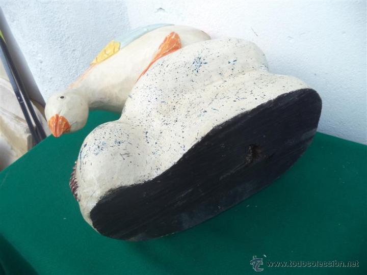 Artesan&iacute;a: escultura de madera ganso - Foto 3