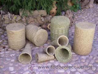 Artesan&iacute;a: posetes y rinconeras de esparto - Foto 1