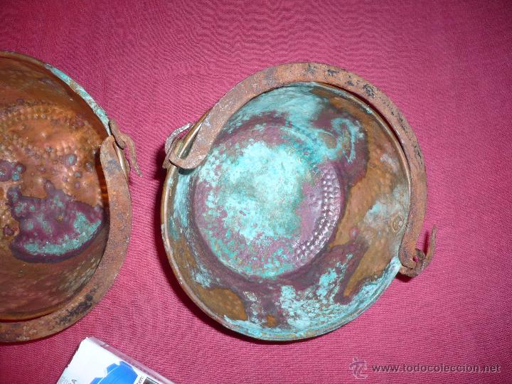 Artesan&iacute;a: Dos perolitos de bronce - Foto 4