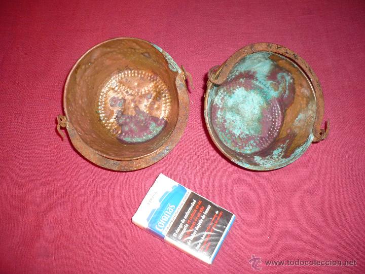 Artesan&iacute;a: Dos perolitos de bronce - Foto 6
