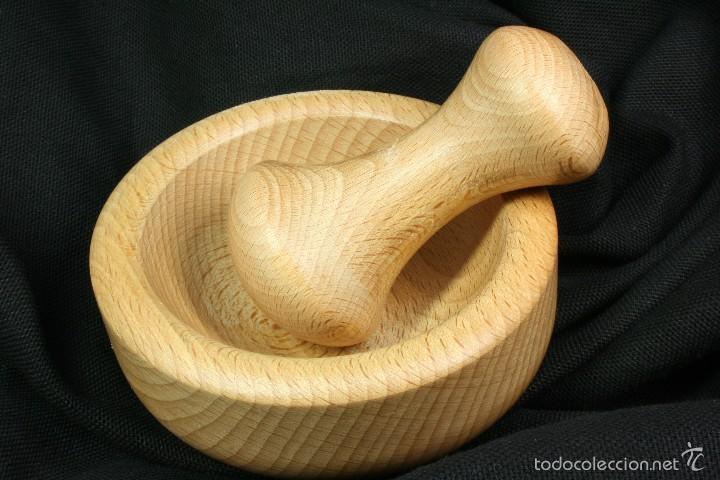 Artesan&iacute;a: Almirez madera. Moderno. Mortero. - Foto 1