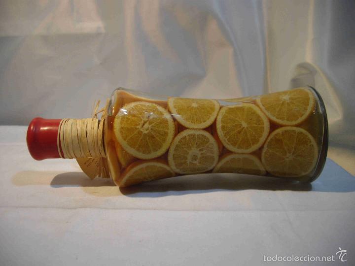 Artesan&iacute;a: botella cristal con naranjas - Foto 2