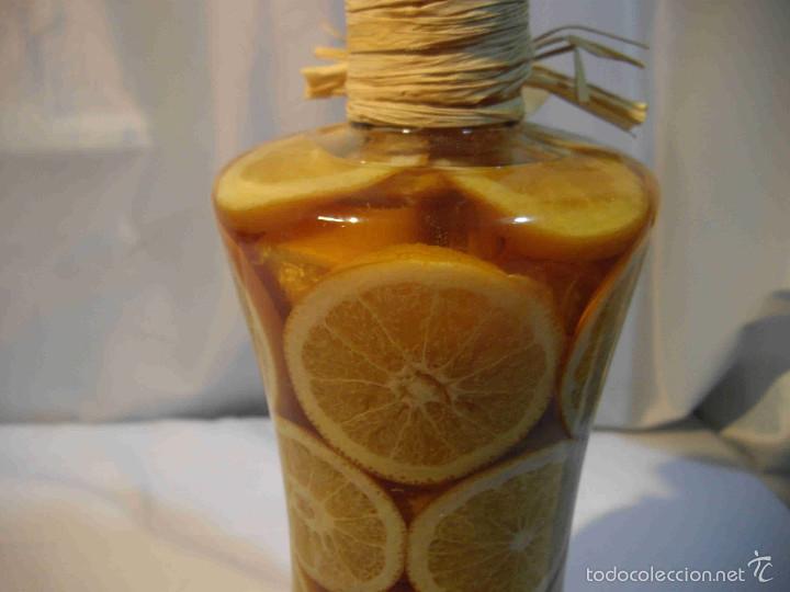Artesan&iacute;a: botella cristal con naranjas - Foto 3