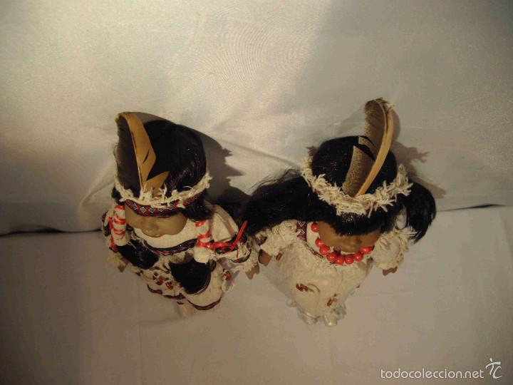 Artesan&iacute;a: Pareja de mu&ntilde;ecos indios - Foto 2