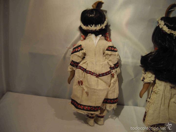 Artesan&iacute;a: Pareja de mu&ntilde;ecos indios - Foto 3