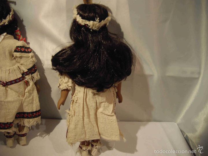 Artesan&iacute;a: Pareja de mu&ntilde;ecos indios - Foto 4