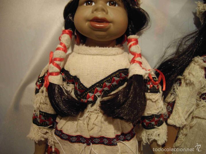 Artesan&iacute;a: Pareja de mu&ntilde;ecos indios - Foto 7