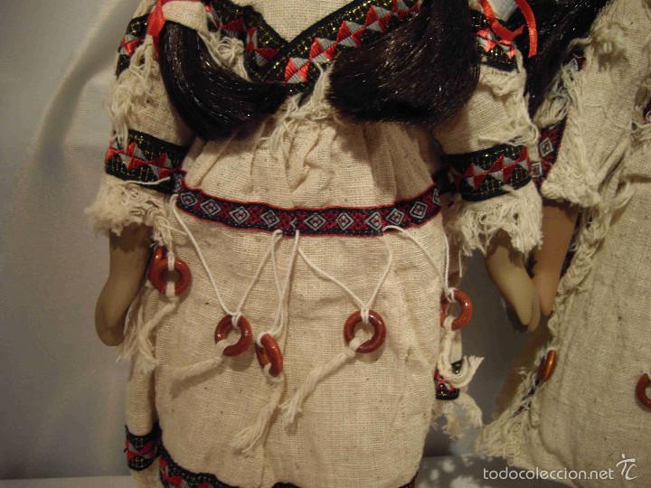 Artesan&iacute;a: Pareja de mu&ntilde;ecos indios - Foto 8