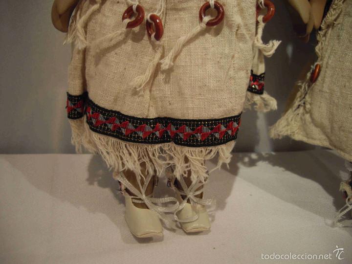 Artesan&iacute;a: Pareja de mu&ntilde;ecos indios - Foto 9