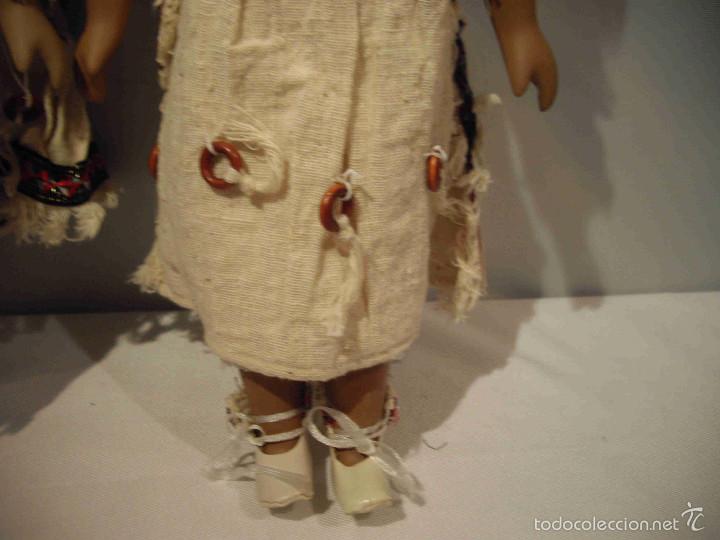 Artesan&iacute;a: Pareja de mu&ntilde;ecos indios - Foto 13