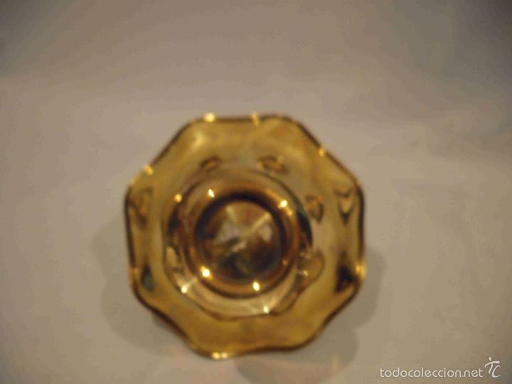 Artesan&iacute;a: CESTA METAL DORADO - Foto 6