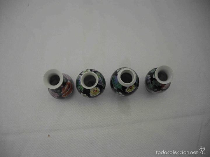 Artesan&iacute;a: Set 4 minijarrones porcelana - Foto 4