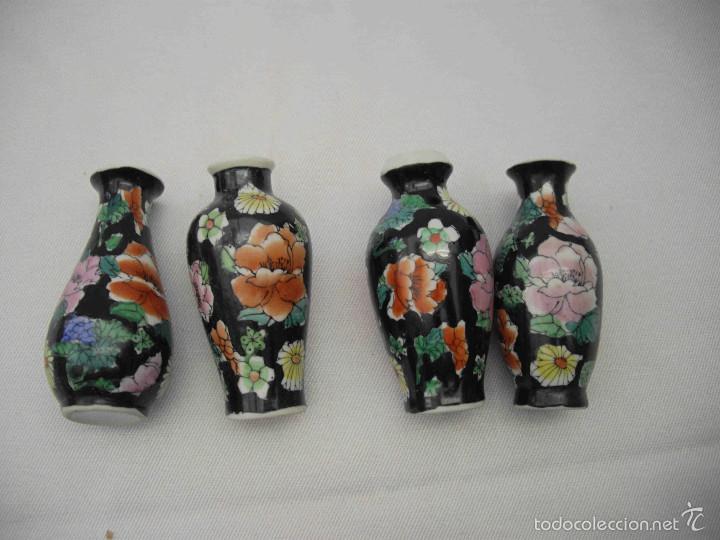 Artesan&iacute;a: Set 4 minijarrones porcelana - Foto 5