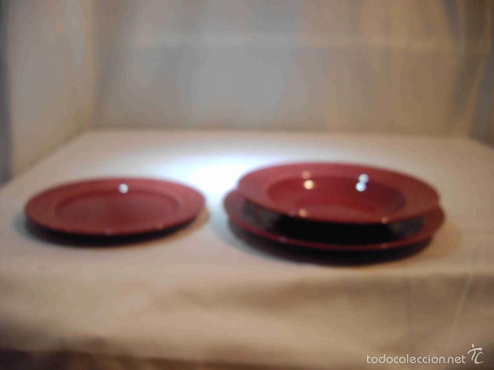Artesan&iacute;a: TRES PLATOS GRANATES - Foto 3
