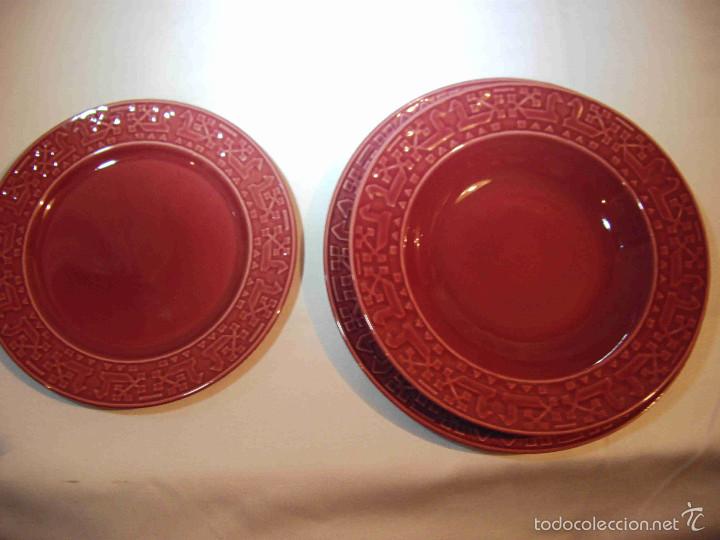 Artesan&iacute;a: TRES PLATOS GRANATES - Foto 4