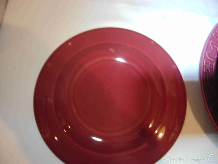 Artesan&iacute;a: TRES PLATOS GRANATES - Foto 5