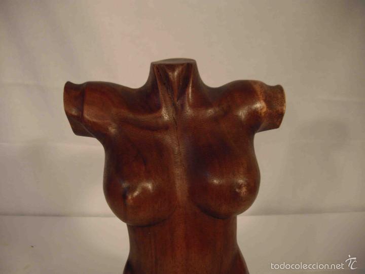 Artesan&iacute;a: FIGURA MADERA TORSO MUJER - Foto 1