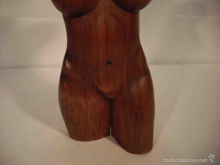 Artesan&iacute;a: FIGURA MADERA TORSO MUJER - Foto 2